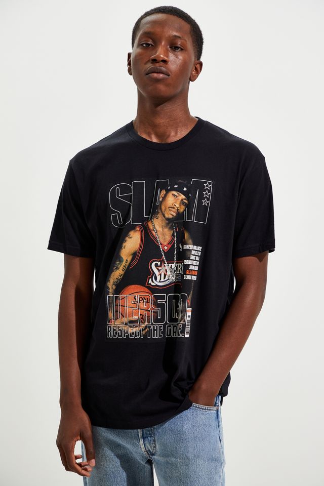 Mitchell & Ness Allen Iverson Slam Cover Tee | Urban Outfitters Canada