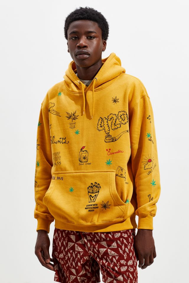 Altru Apparel UO Exclusive Doodle Puff Hoodie Sweatshirt  #1