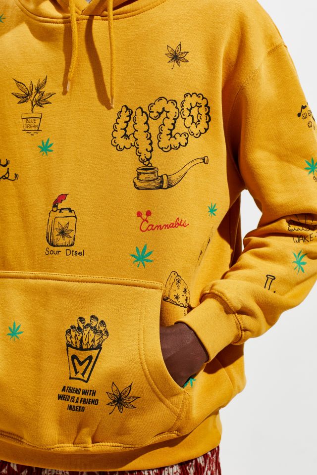 Altru Apparel UO Exclusive Doodle Puff Hoodie Sweatshirt  #2