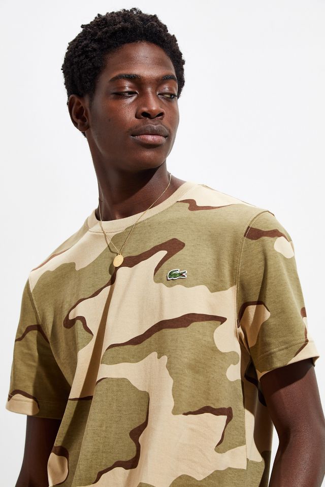 Lacoste camo shop t shirt