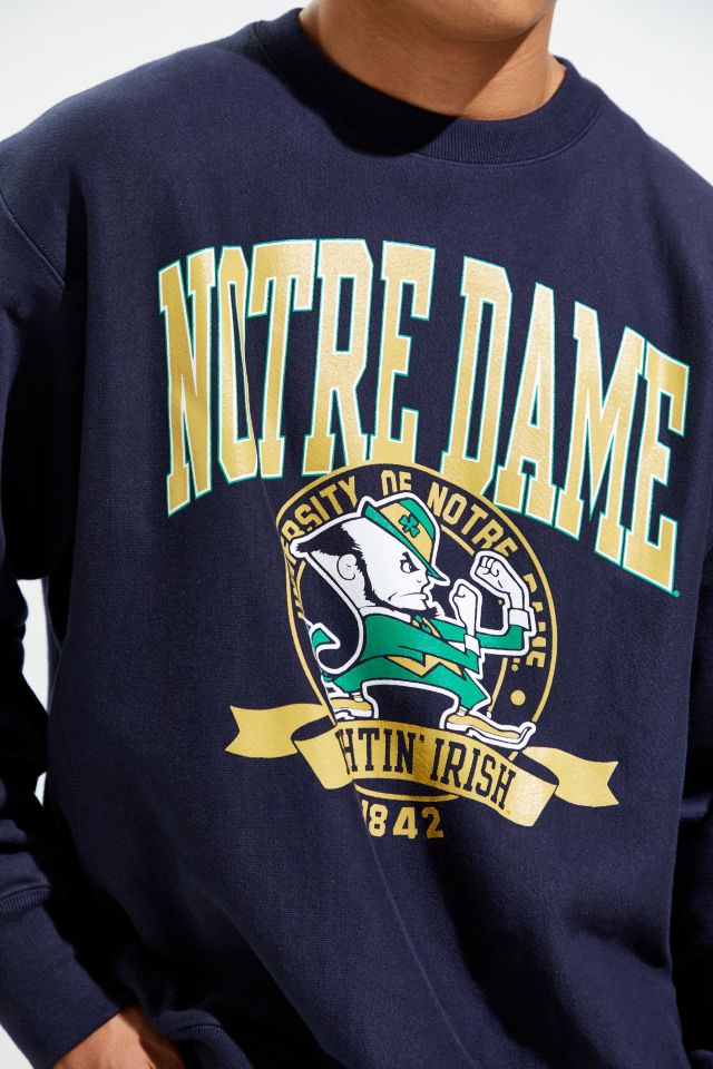 Champion University Of Notre Dame Weave Crew Neck Sweatshirt #3