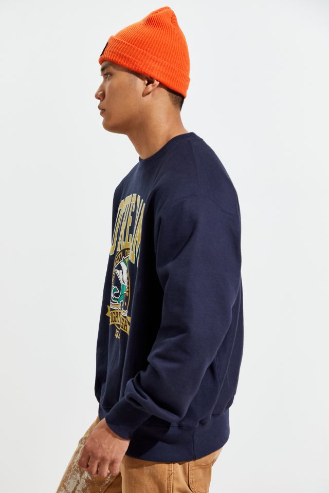 Champion University Of Notre Dame Weave Crew Neck Sweatshirt #4