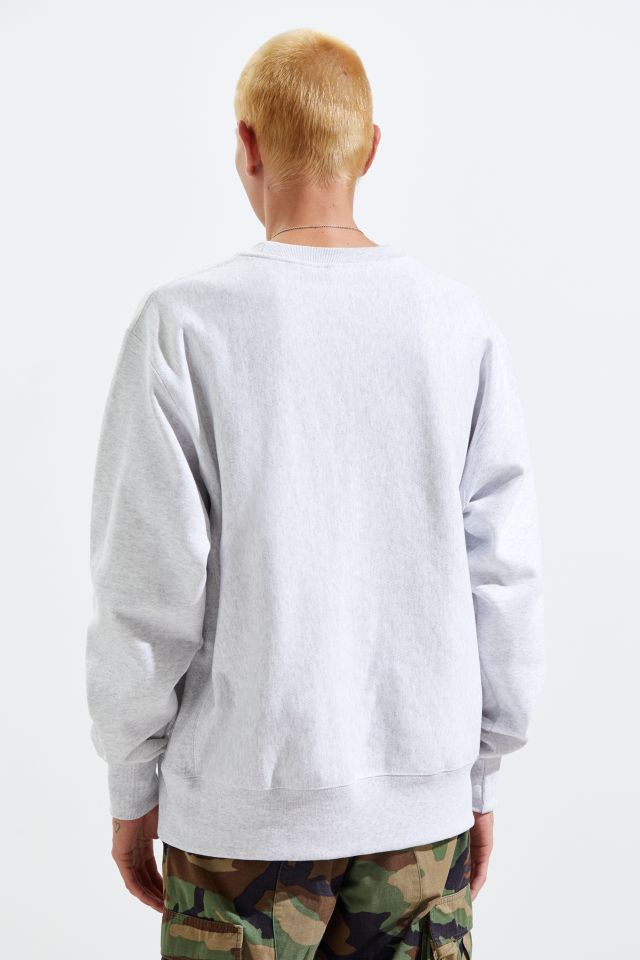 Champion University Of Michigan Reverse Weave Crew Neck Sweatshirt  #5