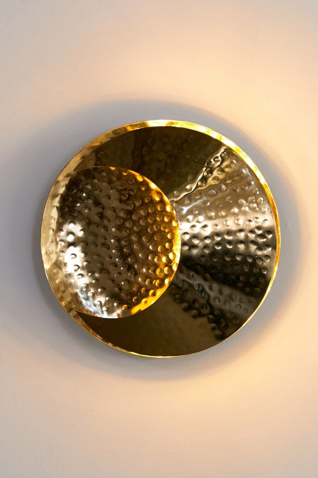 Metal Moon Sconce #3