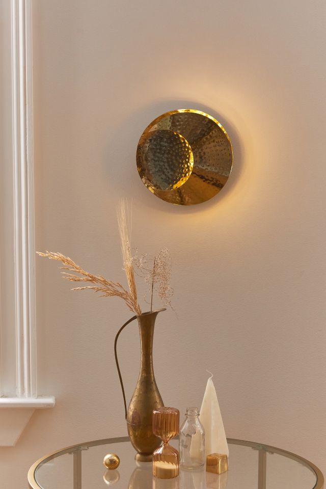 Metal Moon Sconce #5