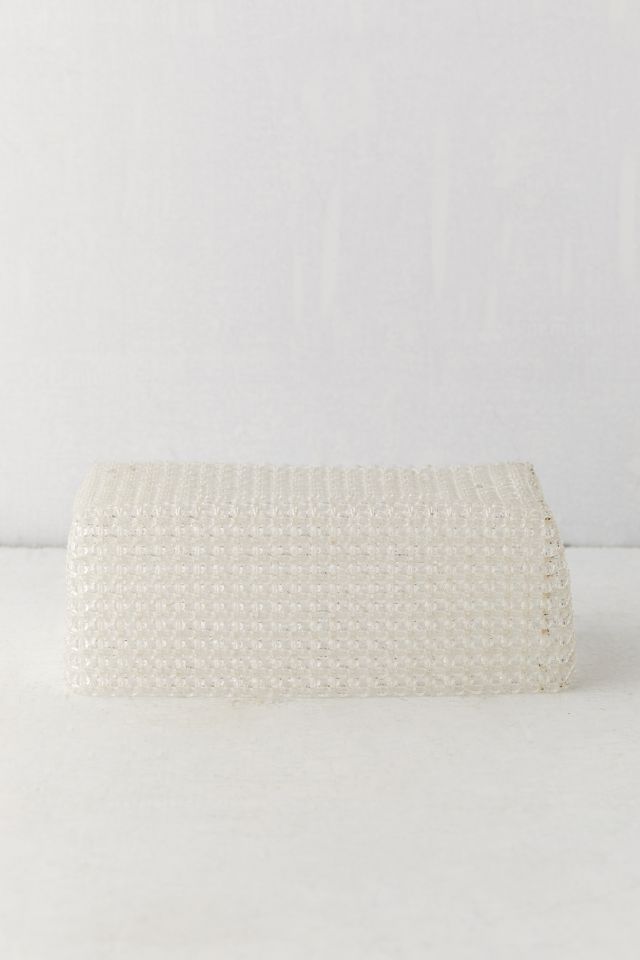 Beaded Tissue Box Cover #3