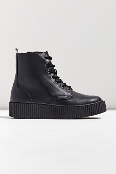 T.U.K. Vegan Leather Lace-Up Creeper Boot | Urban Outfitters