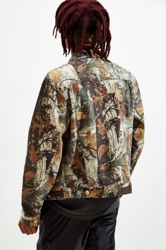 Urban Outfitters BDG Camo Print Denim Trucker Jacket, Small – MG