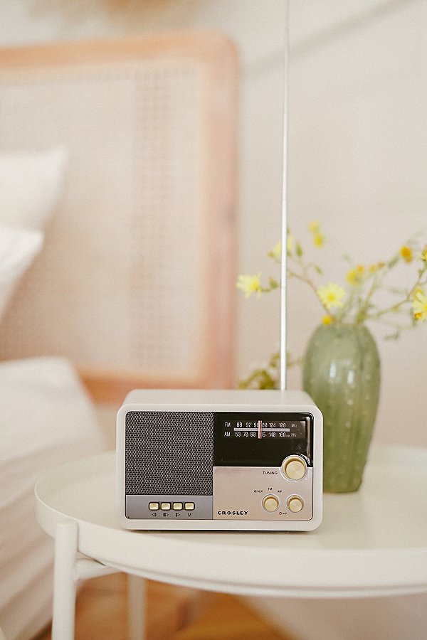 Crosley Tribute Bluetooth Radio Speaker In White At Urban Outfitters