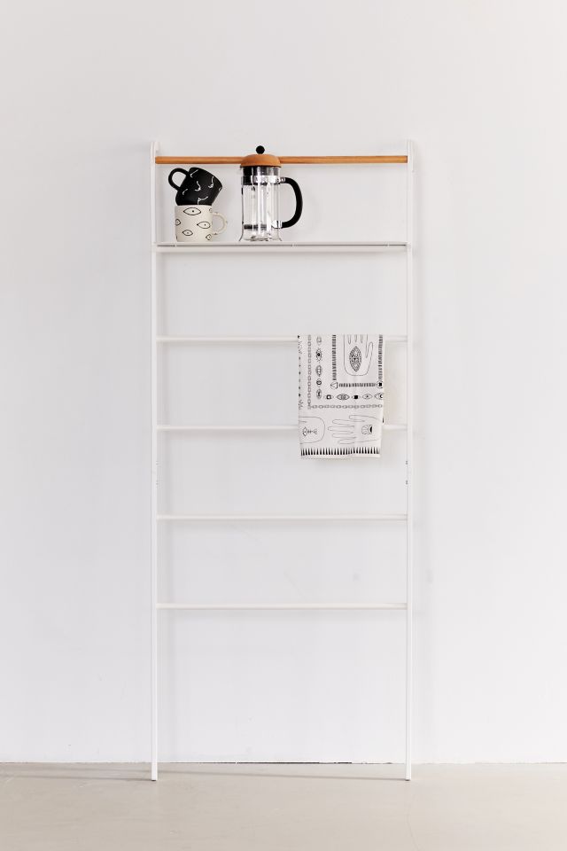 Leaning Storage Ladder #1