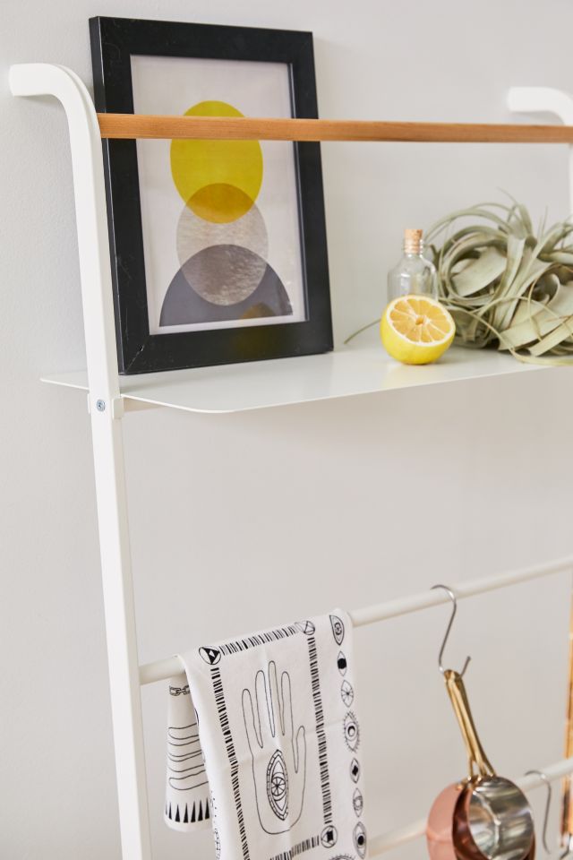 Leaning Storage Ladder #3