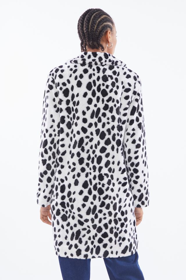 MadeMe Dalmatian Faux Fur Coat #2