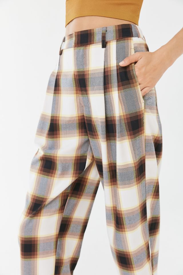 Pantalon plissé à taille mi-haute Dalton UO #3