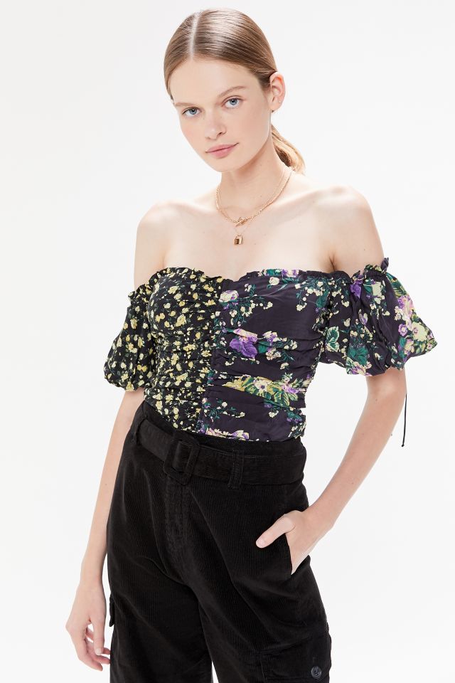 For Love & Lemons Eileen Off-The-Shoulder Top