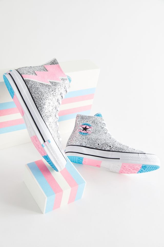 Converse best sale pride glitter