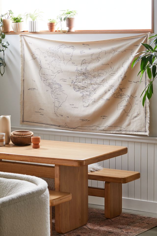 World map 2024 tapestry urban outfitters