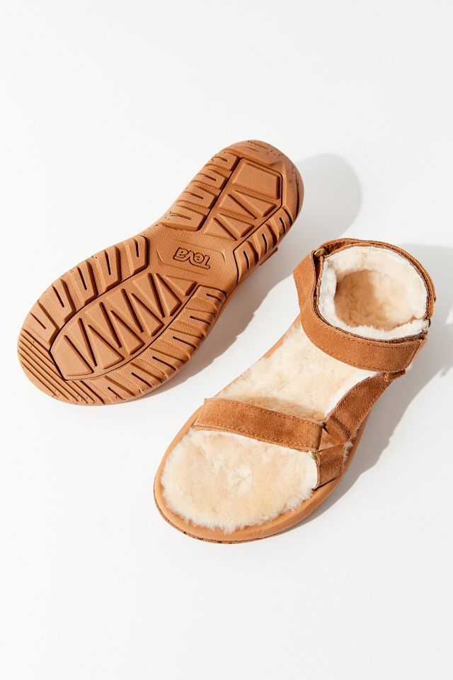 Teva Hurricane Shearling Sandal Urban Outfitters