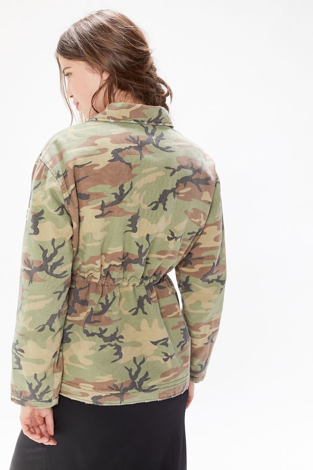 BDG Ruthie Camo Canvas Zip-Front Jacket #1