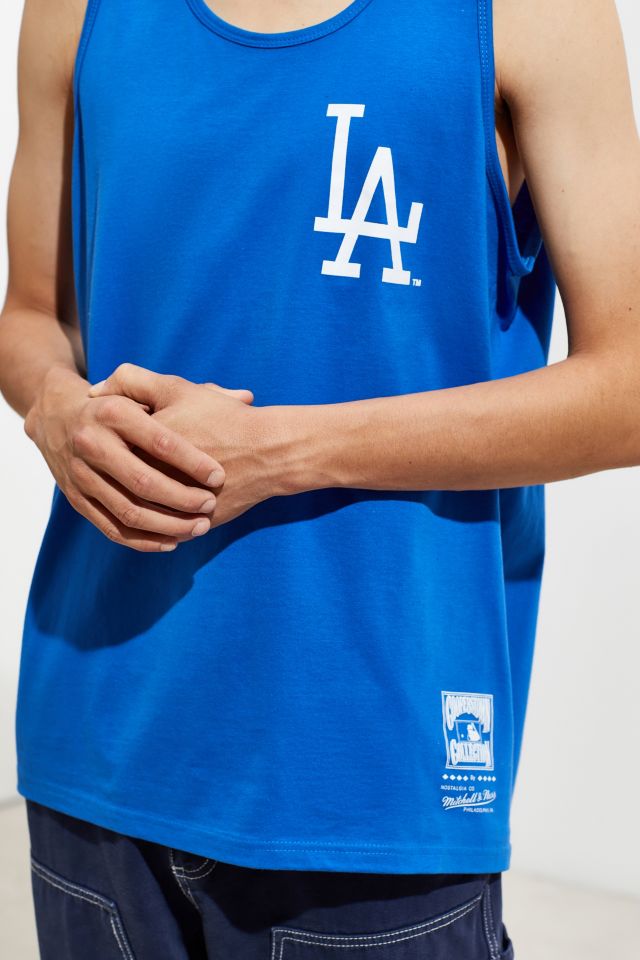 Mitchell & Ness Men's Los Angeles Dodgers Mesh Tank Top - Macy's