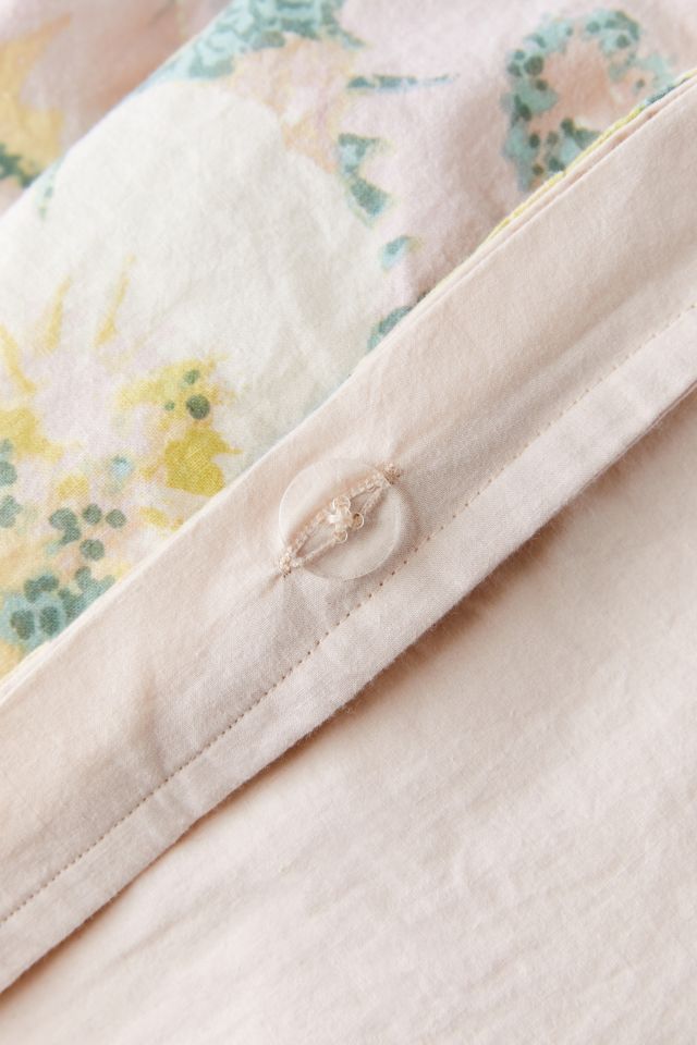 Ruby Floral Shirred Duvet Cover #5