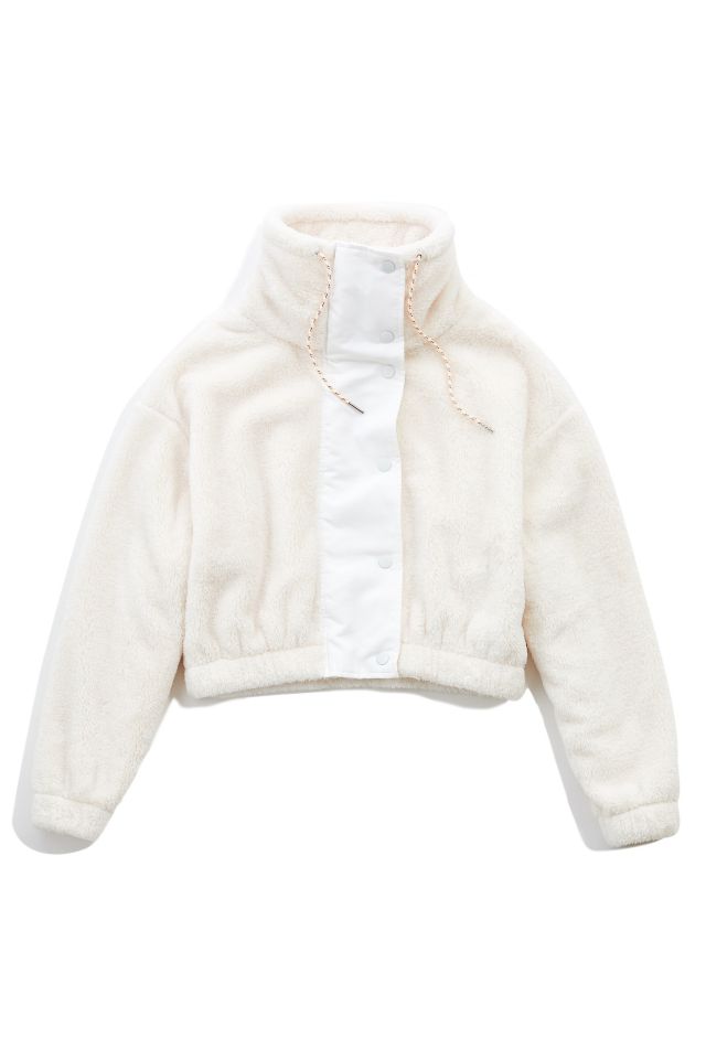 UO Teddy Fleece Cropped Jacket #4