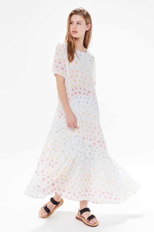 UO Posy Tiered Ruffle Maxi Dress | Urban Outfitters