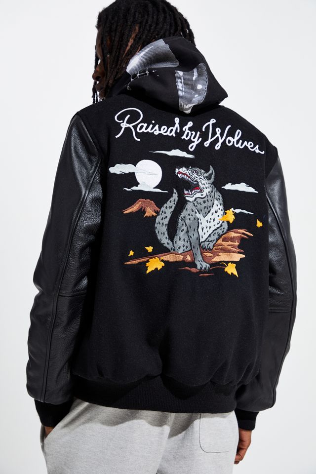 Raised By Wolves Souvenir RDX Varsity Jacket | Urban Outfitters
