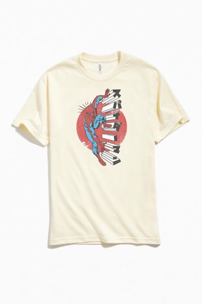 Spider-Man Spidey Senses Katakana Tee | Urban Outfitters