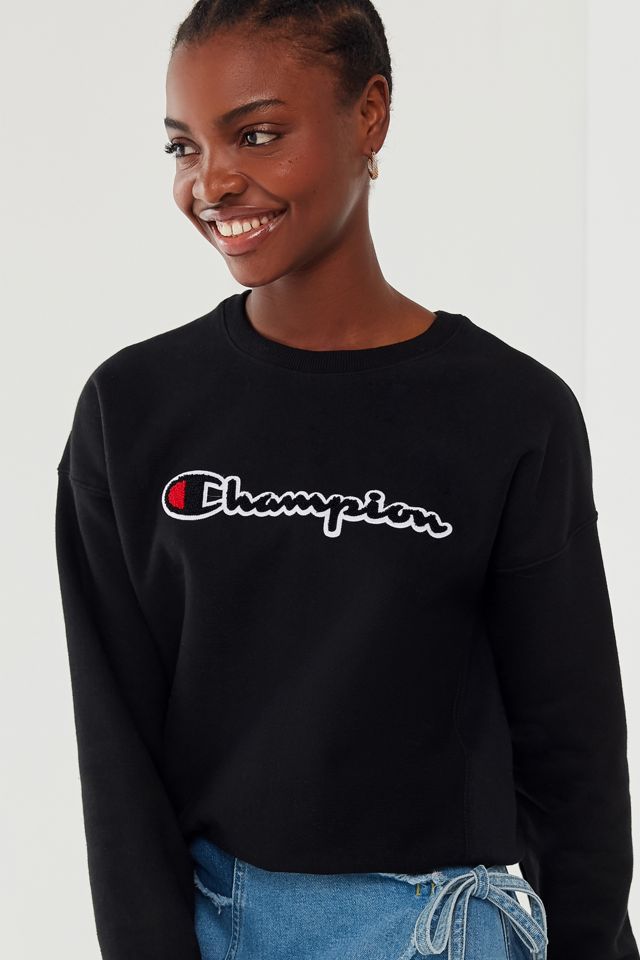 Champion Chenille Script Logo Crew Neck Sweatshirt #2