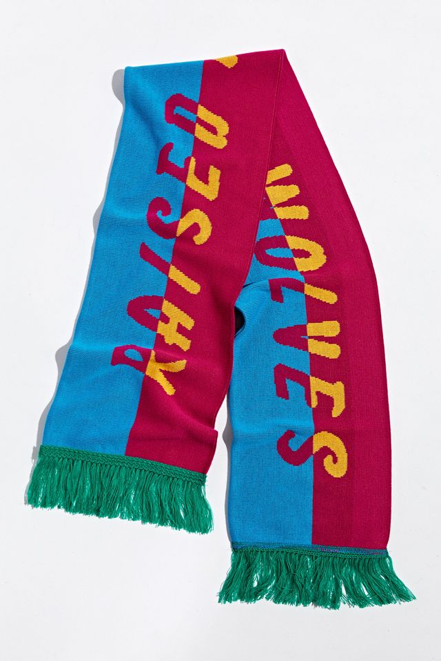Raised By Wolves Logo Scarf | Urban Outfitters