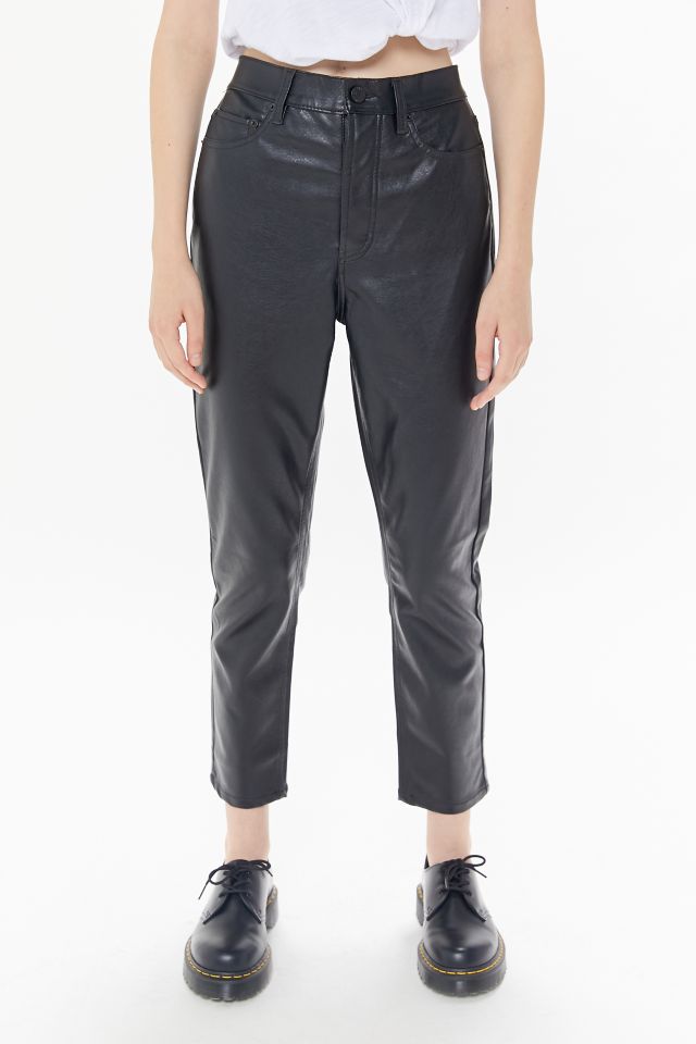 Pantalon cigarette en cuir synthétique BDG #2