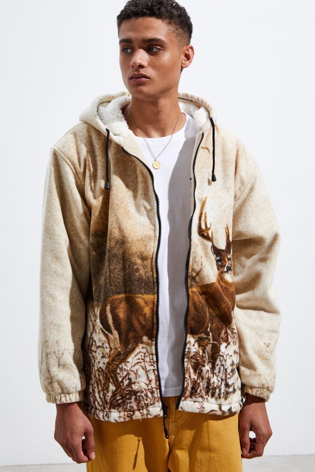 Sherpa hoodie store urban outfitters