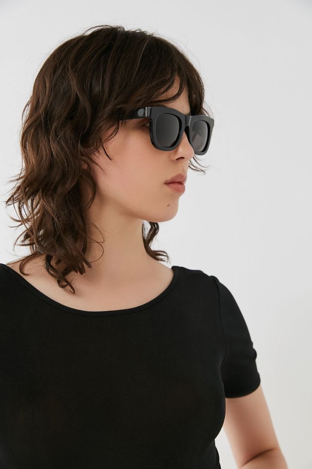 RETROSUPERFUTURE Ciccio Black Sunglasses | Urban Outfitters display picture 2