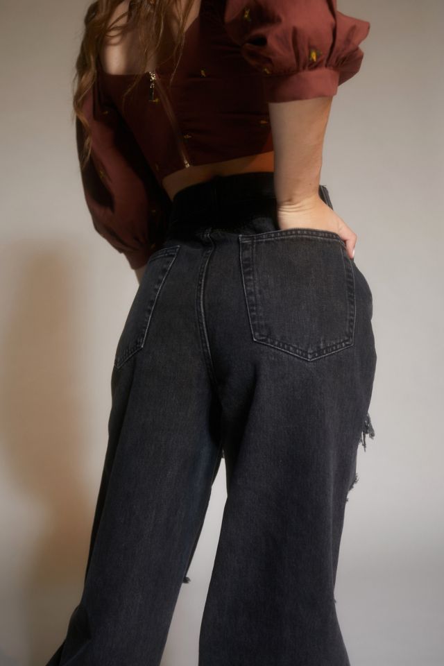 Jean Ample Taille Haute Effet Vintage BDG #3