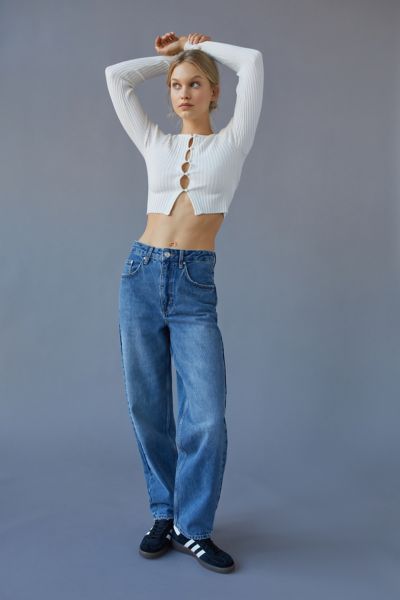 bdg kate high waisted baggy cargo jean
