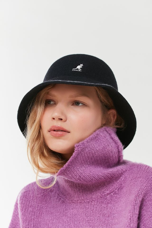 Kangol Striped Casual Bucket Hat