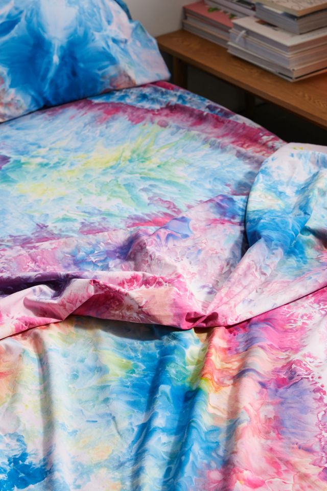 Riverside Tool & Dye UO Exclusive Hand-Dyed Rainbow Sheet Set #4