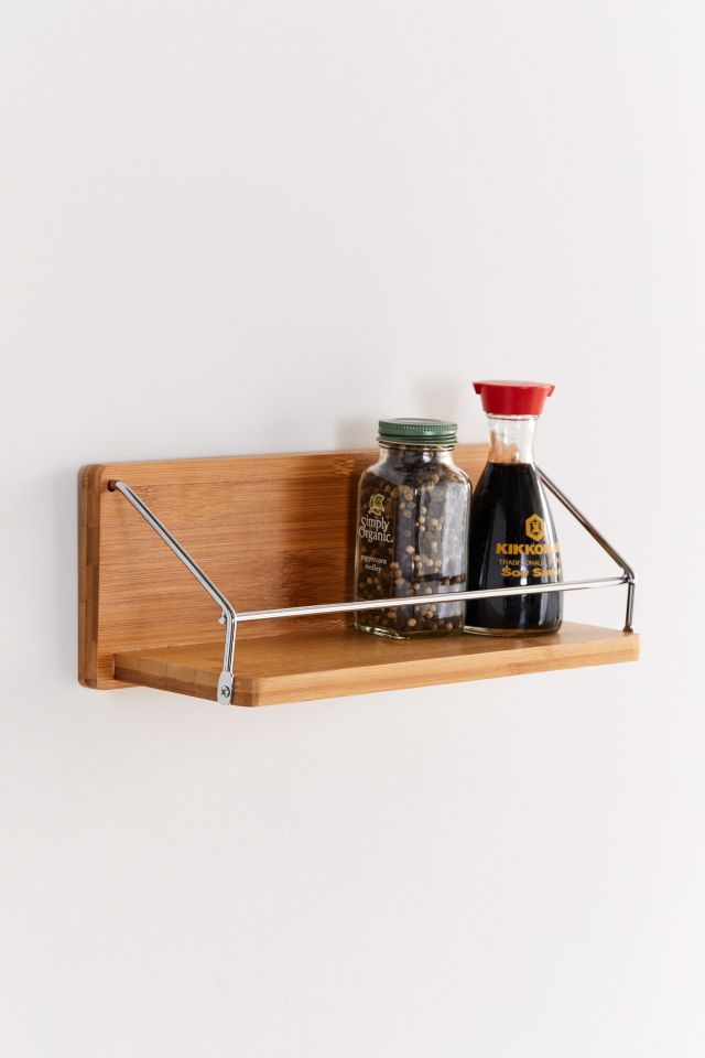 Bamboo Flip Wall Shelf #1