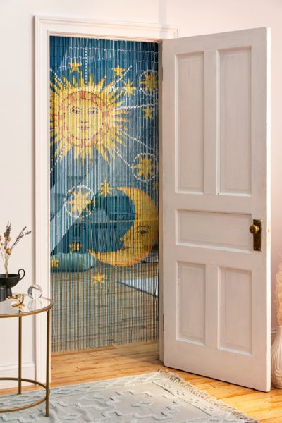 Solar Bamboo Beaded Curtain | Urban Outfitters