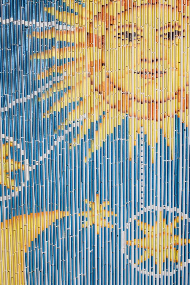 Solar Bamboo Beaded Curtain #2