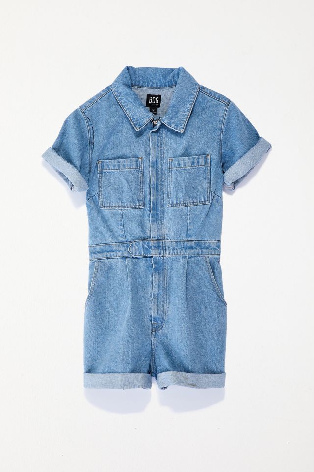 BDG Denim Mom Shortall Coverall #5