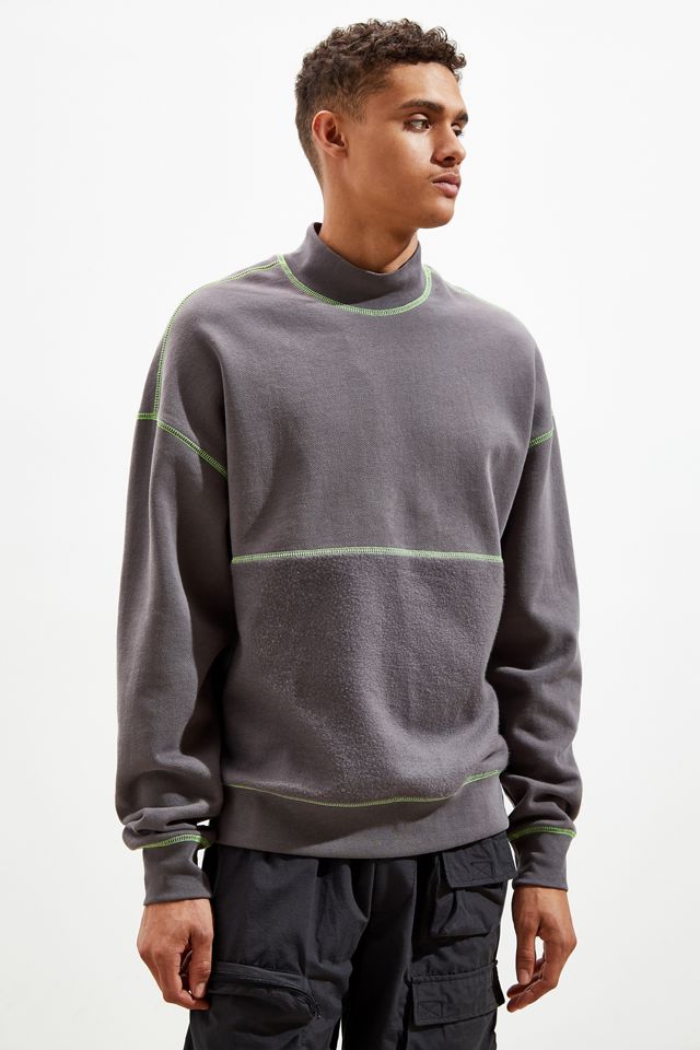 UO Holly Utility Mock Neck Sweatshirt | Urban Outfitters