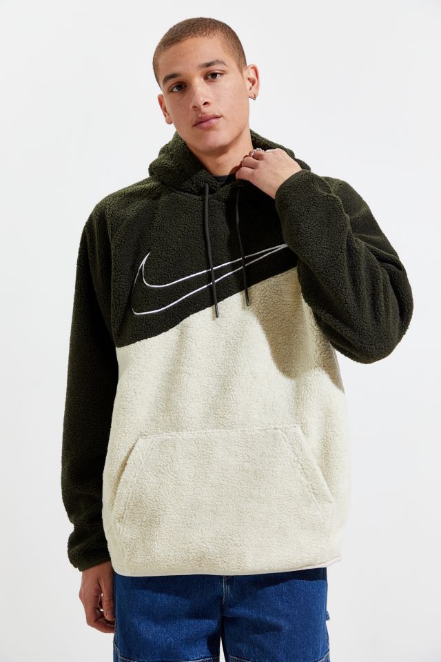 Nike sherpa zip discount up