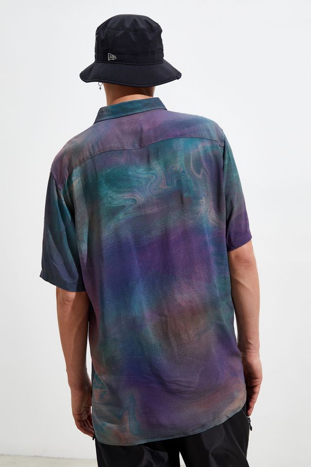 Barney Cools Magic Marble Holiday Short Sleeve Button-Down Shirt #2