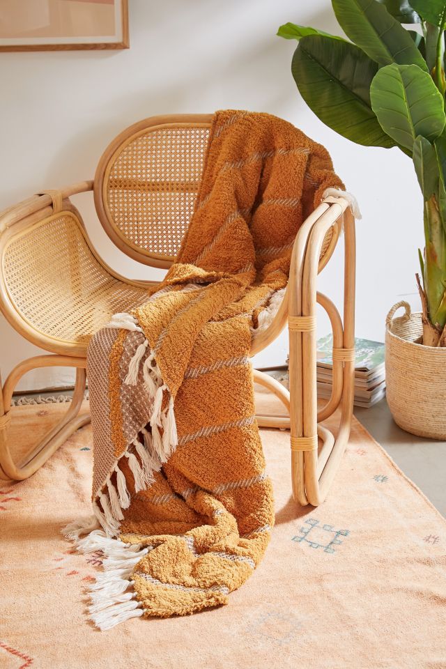 Stevie Sherpa Waffle Throw Blanket #2