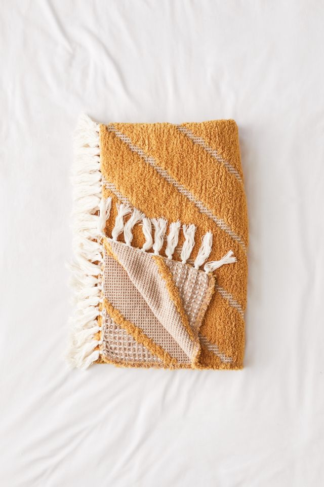 Stevie Sherpa Waffle Throw Blanket #3
