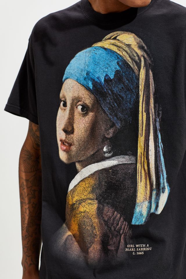 Girl With Pearl Earring Cotton Tee #4
