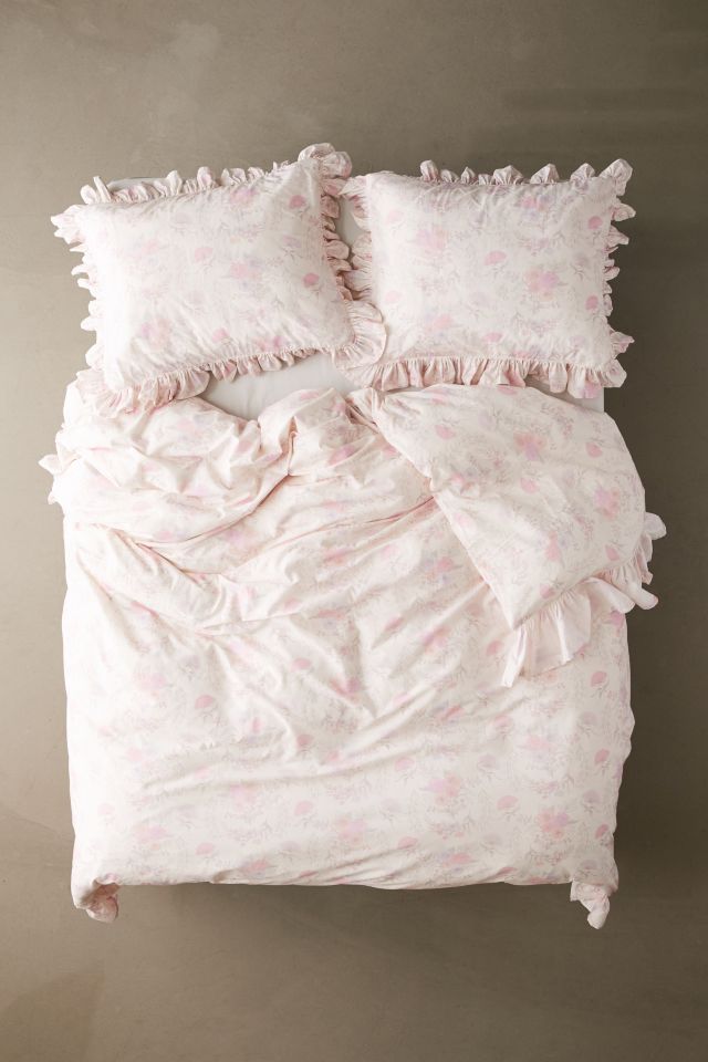 Marisa Floral Ruffle Duvet Cover #1