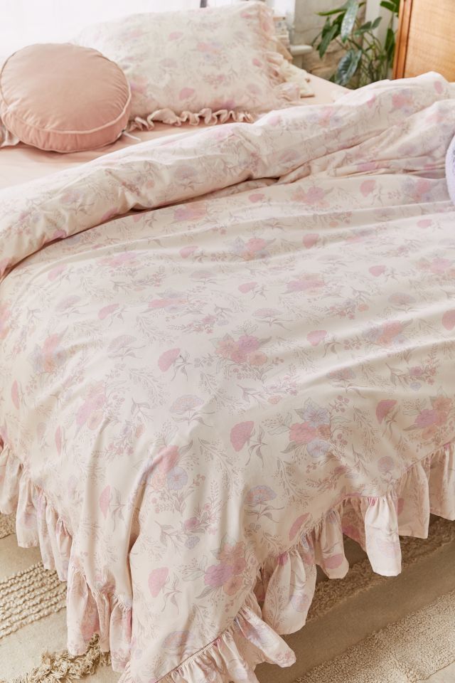 Marisa Floral Ruffle Duvet Cover #2