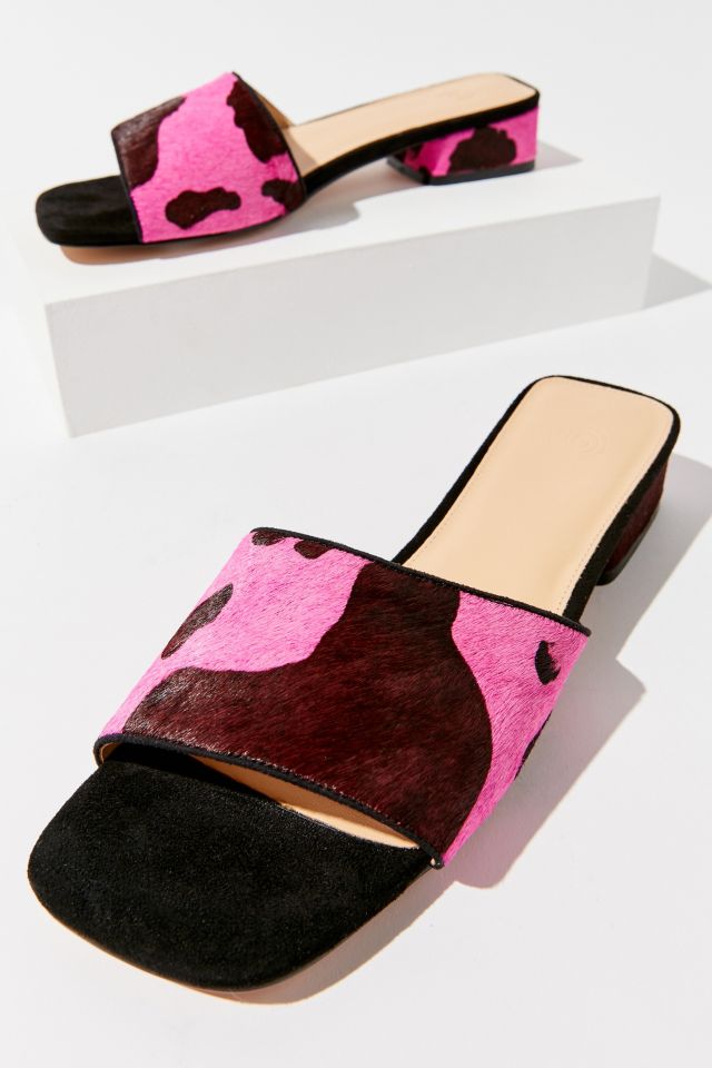 UO Maria Calf Hair Mule Sandal #3